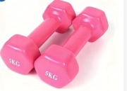 Zestaw różowe hantle 10 kg
