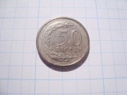 Polska moneta 50 gr groszy 2008