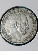 Niemcy Cesarstwo,2 Mk 1880A, Wilhelm 1,stan +2.b.rzadkiw takim stanie.