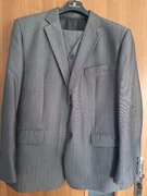 Garnitur męski 3 części + koszula + krawat