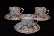 3 x Filiżanki i spodki, Royal Tuscan Fine Bone China, Anglia
