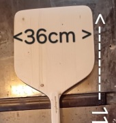 DREWNIANA  ŁOPATA  DO  PIZZY 36cm x110 cm wytrzymałość100 000 - wsadów 