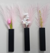 Kwietniki ścienne LOFT * Zestaw 3 szt * Metal * NOWE *