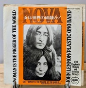 John Lennon – Mind Games + Woman Is The Nigger Of The World 2x Japan 7" OBI