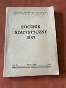Rocznik Statystyczny 1947 GUS Główny Urząd Statystyczny