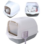 Kuweta zamknięta dla kota na żwirek z filtrem i ł 