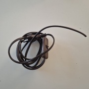 Kabel zasilający do lampki lampy brązowy z wyłącznikiem 180 cm