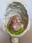 Duże jajo wielkanocne z króliczkiem – 15 cm