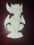 Figurka,Gargulec z gipsu