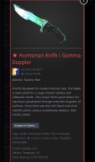Cs2 nóż gamma dopler huntsman knife 
