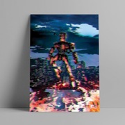Plakat 50x70 cm- fantasy robot