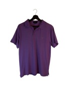 Koszulka polo Gant z logiem fioletowa m