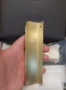 2x Uchwyt meblowy krawędziowy 150mm | LITY MOSIĄDZ | Złoty szczotkowany