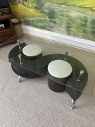 Szklana ława do kawy