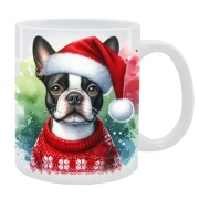 KUBEK Z PSEM Boston Terrier - IDEALNY PREZENT, PERSONALIZACJA,24H WYS