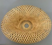 Designerski klosz / lampa wisząca z rattanu – naturalny styl boho