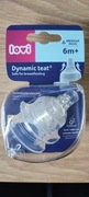 LOVI Smoczek dynamiczny do karmienia butelką 6+, oryginalnie zapakowany 
