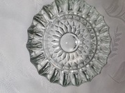 Szklana popielniczka Ząbkowice PRL 