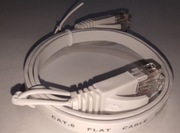 Kabel Ethernet RJ45 0,5 metra Cat. 6 biały
