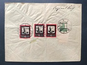 1924 CCCP 3x6KOP LENIN list Moskwa - Berlin