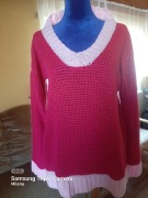 Bluzka, sweter handmade, robiona ręcznie na szydełku, nowa
