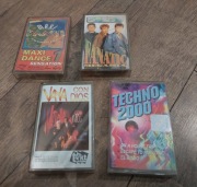 Kasety dance lata 90 – Techno 2000, Fanatic, Maxi Dance, Vaya Con Dios