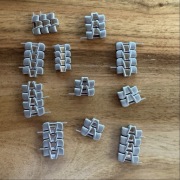 Ogniwa / linki do bransolety zegarka – prawdopodobnie Tissot Titan