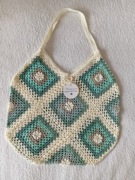 Torebka worek na szydełku