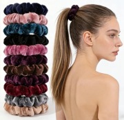 Gumki do włosów Scrunchie Zestaw 10 sztuk 