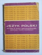 Język polski Podręcznik do nauki o języku dla klasy 3 LO technikum Skorupka