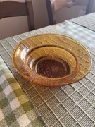 Vintage półmisek szkło bąbelkowe