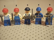 Lego grupa 5 figurek robotników seria lego city