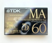 TDK MA 60ET kaseta metal