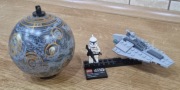 LEGO Star Wars 75007 statek republiki i planeta Coruscant