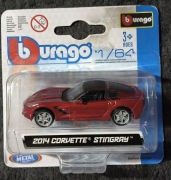 Bburago 2014 Chevrolet Corvette Stingray Nowy resorak Mattel