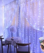 Kurtyna led z pilotem na USB 