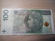 Banknot 100 zł. Kolekcjonerski. 