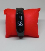 Męski czarny zegarek cyfrowy LED sportowy