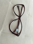 -2 okulary minusy kocie oczy bursztynowe