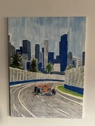 Obraz na płótnie F1 Urban Apex – Formuła 1