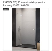 Drzwi Radaway Essenza DWJ 90 lewe chrom przejrzyste