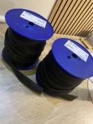 PMA Oplot kabli poliestrowy czarny 30 mm 50 metrów rolka ochrona kabli