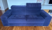 Sofa Elegante granatowa