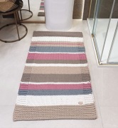 Dywan chodnik ze sznurka pleciony 50/130cm bawełna Motkiemisznurkiem