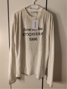 Acne Studios Stockholm 1996 longsleeve y2k zxc swag indie sleaz biały