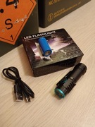 Mini latarka LED. Taktyczna, survivalowa, EDC. 