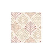 Ideco Home Rowan Red tapeta liście gałązki