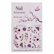 Naklejki na paznokcie metal ozdoby