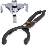 Szczypce 30cm oraz klucz 3-ramienny do filtra oleju 64–116mm