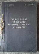 Oryginalny projekt techniczny 13 rysunków na płótnie, 1949 r.